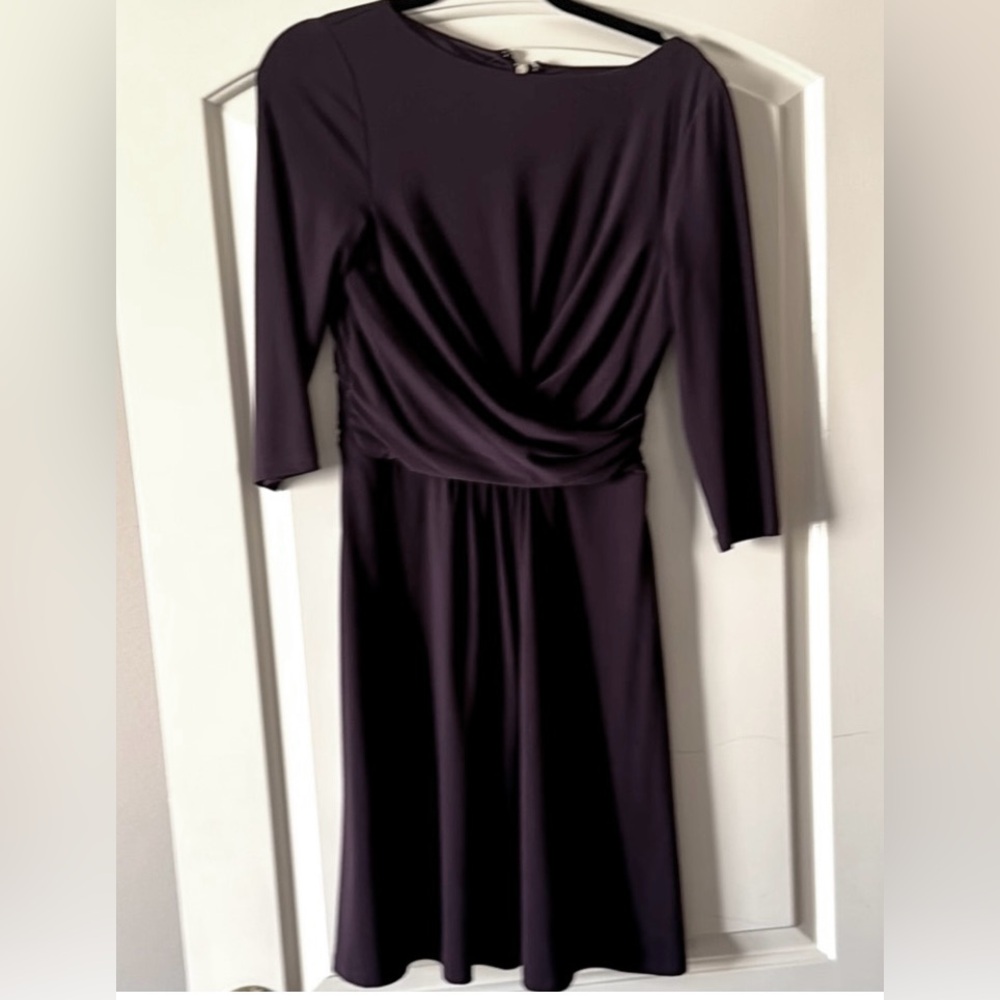 Tommy Hilfiger Purple Sheath Dress with Bateau Neckline Formal Prom Party 6